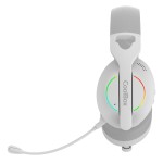 Căști cu Microfon Gaming CoolBox COO-AUM-WB01-W Alb
