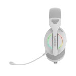 Căști cu Microfon Gaming CoolBox COO-AUM-WB01-W Alb