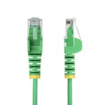 Conector RJ45 Categoria 6 FTP Startech N6PAT15MGNS Verde 15 m