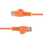 Cablu RJ45 Categoria 6 FTP Rigid Startech N6PAT250CMORS Portocaliu 2,5 m