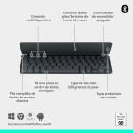 Tastatură Logitech 920-012973 Grafit Spaniolă QWERTY