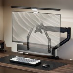 Suport reglabil Aisens SPK03U-375 Negru