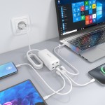 Încărcător de Perete Aisens GAN Alb 100 W