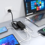 Încărcător de Perete Aisens GAN Negru 100 W