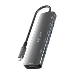 Hub USB Aisens 7 EN 1 Gri 100 W