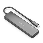 Hub USB Aisens 7 EN 1 Gri 100 W