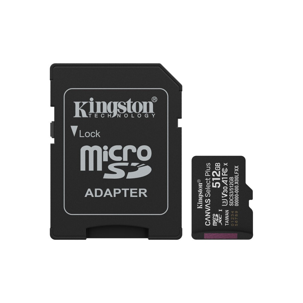 Card de Memorie Micro SD cu Adaptor Kingston SDCS3/512GB 512 GB