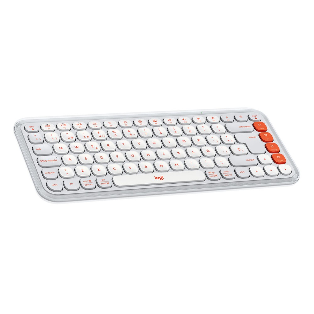 Tastatură Logitech 920-013069 Alb Portocaliu