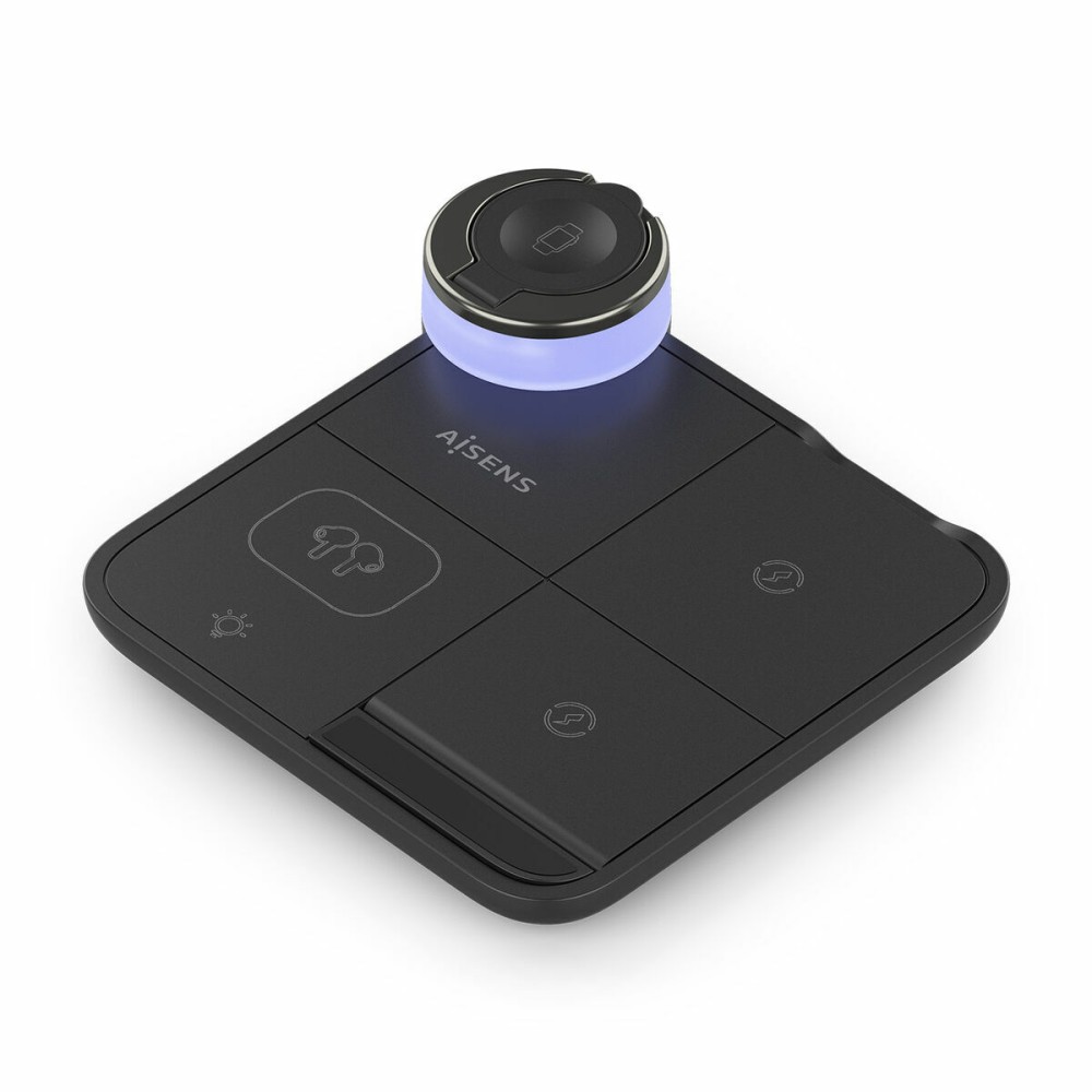 Încărcător Fără Fir Aisens 4IN1 15WACCS Negru 15 W 50 W