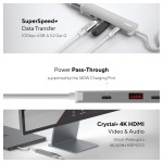 Hub USB Linq Byelements LQ49051 Alb Gri