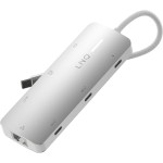 Hub USB Linq Byelements LQ49081 Alb Gri