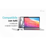 Hub USB i-Tec C31HUBMETAL8KPDPRO Argintiu