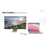 Hub USB i-Tec C31HUBMETAL8KPDPRO Argintiu