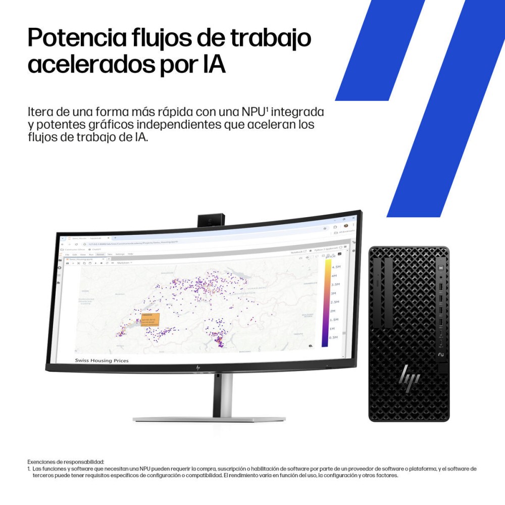 PC cu Unitate HP CM3T3ET#ABE 32 GB RAM Ultra 7-265 geforce rtx 5060