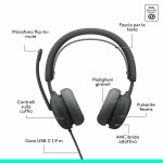 Căști Logitech 981-001493 Grafit