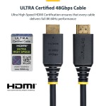 Cablu HDMI Startech HDMI21-CBL-8K60-3M Negru 3 m