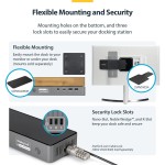 Hub USB Startech DK30C2DPEPRUE Gri