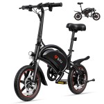 Bicicletă Electrică DYU DYU-D3S-001 Negru 250 W 10 Ah 14"