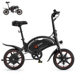 Bicicletă Electrică DYU DYU-D3S-001 Negru 250 W 10 Ah 14"