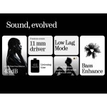 Căști cu Microfon Nothing A10600061 Negru Transparent