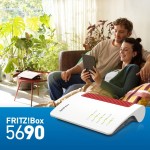 Router Fritz! BOX 5690 Alb Wi-Fi