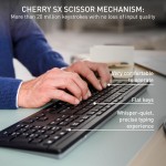 Tastatură și Mouse Cherry JD-8550ES-2 Negru Spaniolă QWERTY