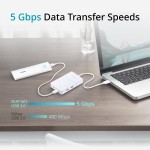 Hub USB D-Link DUP-501 Alb