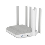 Router Keenetic KN-4110-01-EU Alb Gri USB 2.0 Ethernet LAN Wi-Fi 6 GHz