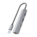 Hub USB Aisens ASUC-4P035-GR Gri
