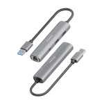 Hub USB Aisens ASUC-4P035-GR Gri