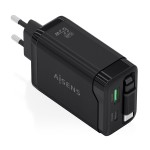 Încărcător de Perete Aisens ASCH-65W3P071-BK Negru
