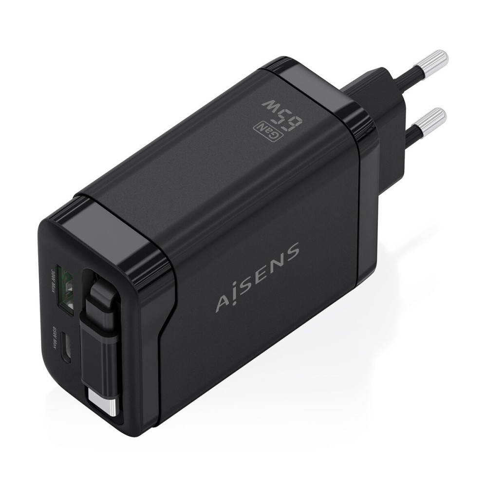 Încărcător de Perete Aisens ASCH-65W3P071-BK Negru