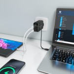 Încărcător de Perete Aisens ASCH-65W3P071-BK Negru