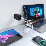 Încărcător de Perete Aisens ASCH-65W3P071-BK Negru