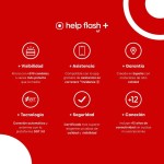 Baliză de urgență V16 conectată DGT 3.0 Help-Flash PD-000081