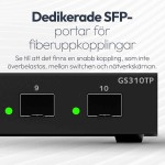 Switch Netgear GS310TP-200EUS