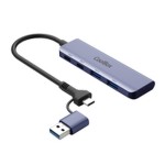 Cablu USB CoolBox COO-HUB-C-CCAA Gri