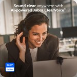 Căști Bluetooth cu Bandă de Cap Jabra EVOLVE3 85 UC LINK390C Negru