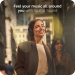 Căști Bluetooth cu Bandă de Cap Jabra EVOLVE3 85 Negru