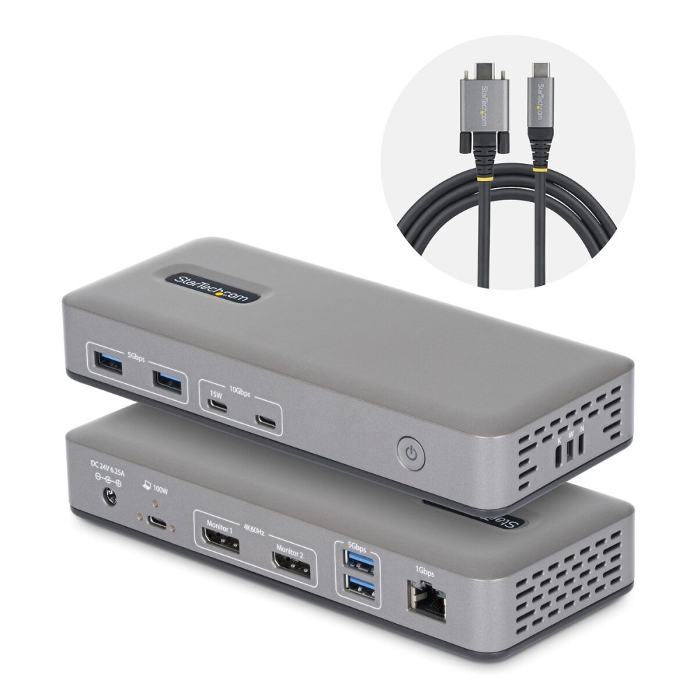 Hub USB Startech 201UE-USBC-DOCK Gri