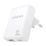 Încărcător de Perete Aisens ASCH-30W2P074-W Alb 30 W