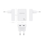 Încărcător de Perete Aisens ASCH-30W2P075-W Alb 30 W