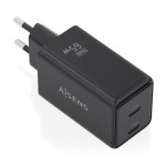 Încărcător de Perete Aisens ASCH-65W2P079-BK Negru 65 W