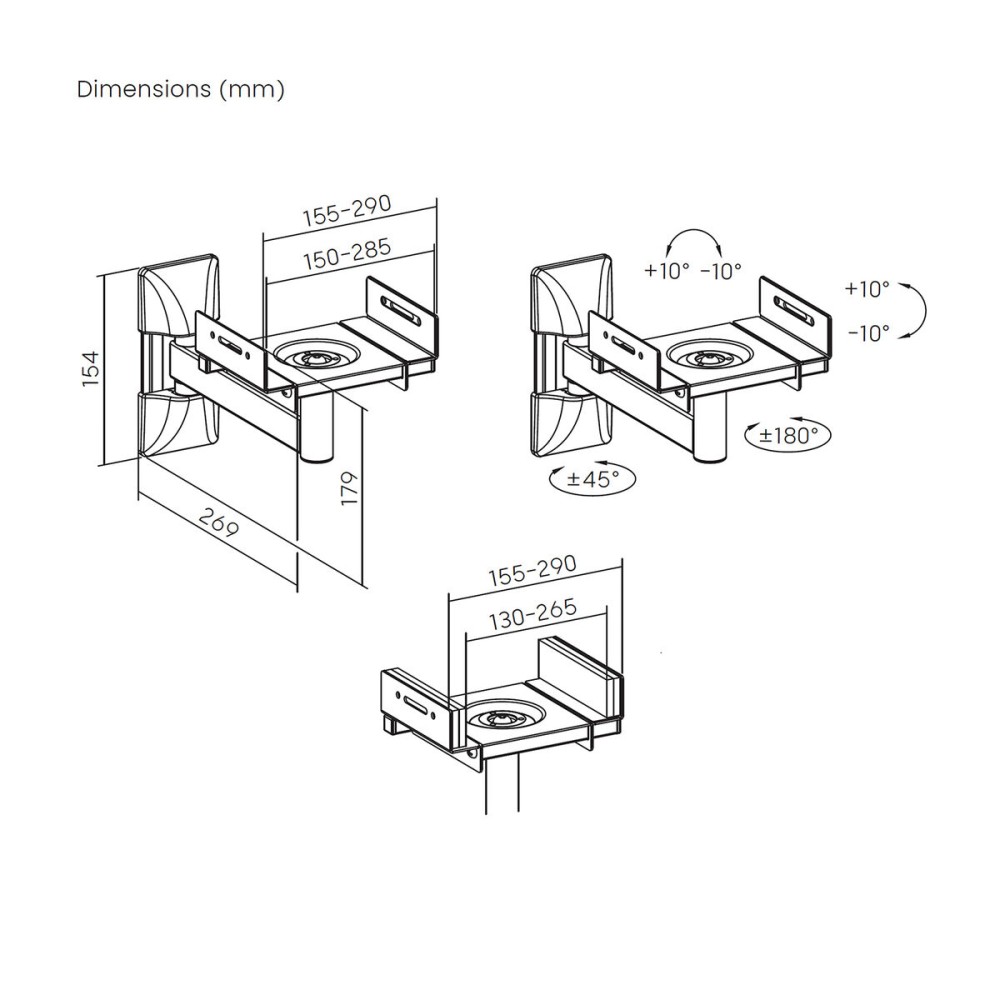 Cablu HDMI Aisens SPK05U-421 Negru