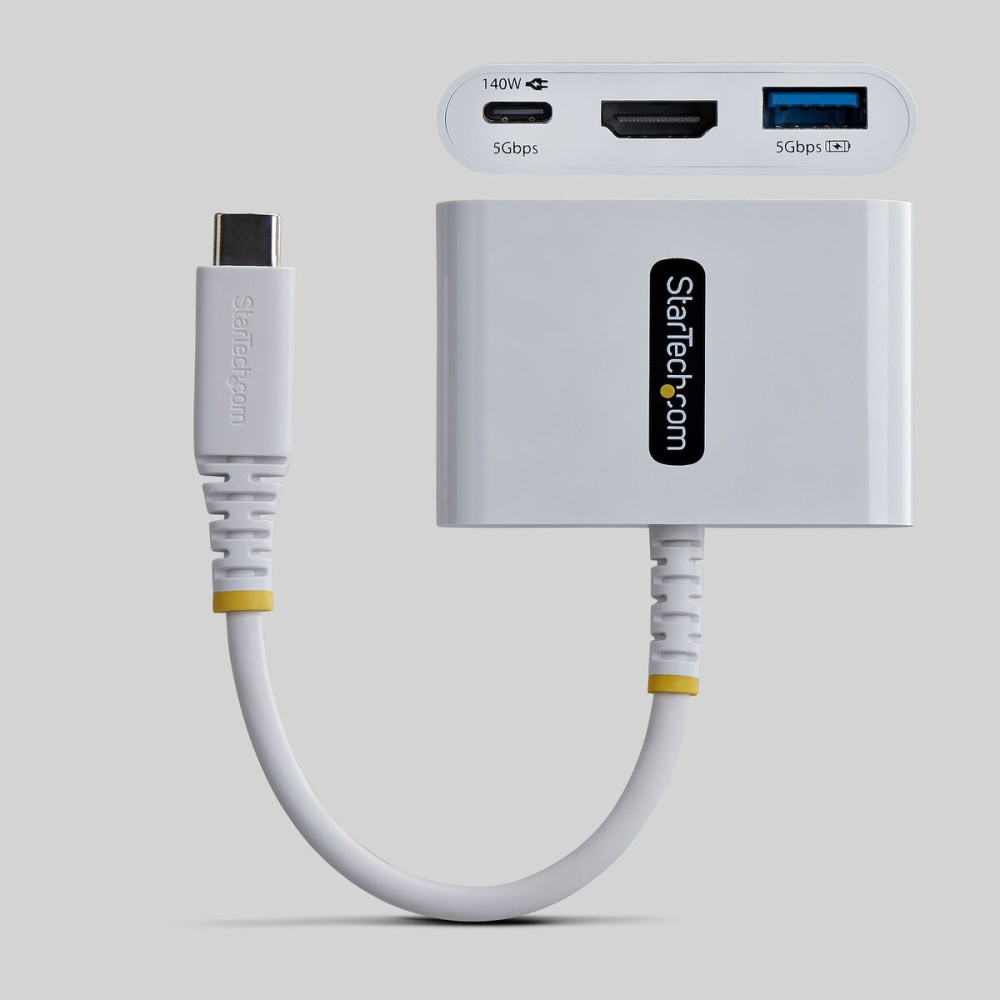 Cablu USB Startech 168W-USBC-MULTIPORT Alb