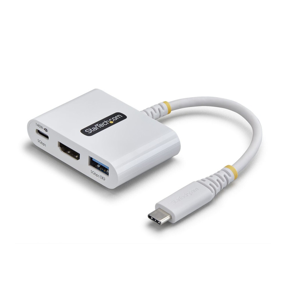 Cablu USB Startech 168W-USBC-MULTIPORT Alb