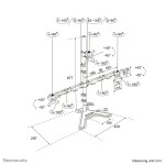 Suport de Masă pentru Ecran Neomounts DS45-600BL2-1 10" 32"