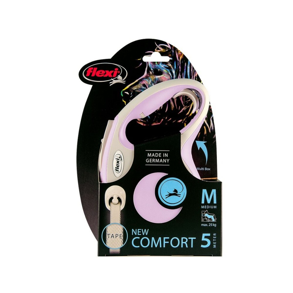 Lesă pentru câine Flexi New Comfort Roz XS