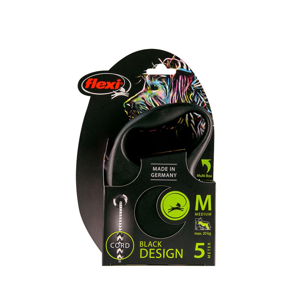 Lesă pentru câine Flexi Flexi 5 m Argintiu S