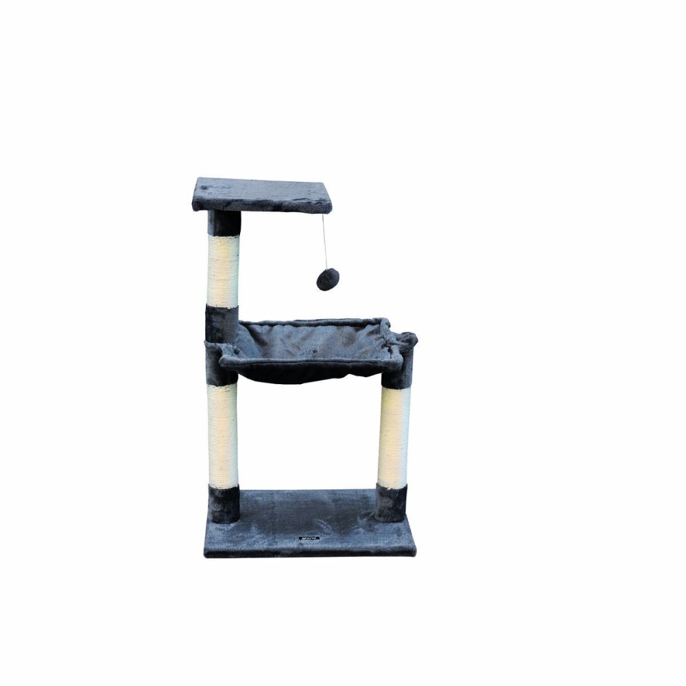 Ansamblu de joacă pentru pisici Gloria 36 x 50 x 83 cm Gri Lemn Oțel Sisal